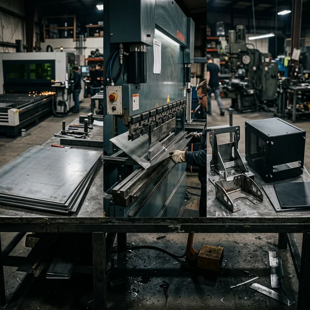 Profesyonel Sac Metal İşleme Süreci, Lazer Kesim ve CNC Abkant Büküm Operasyonu